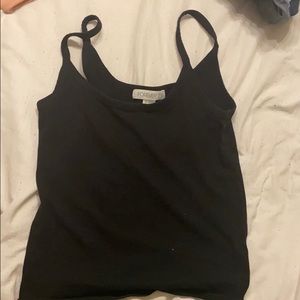 Tank top, cropped black (L) forever 21